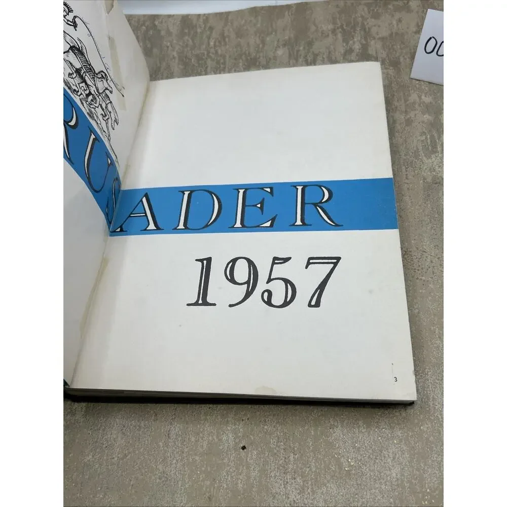 1957 Crusader Yearbook,Woodrow Wilson High School,Dallas,Texas